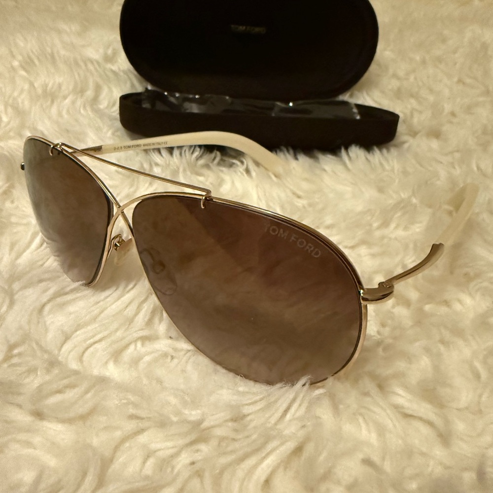 Tom Ford Women's Gold Aviator Shades